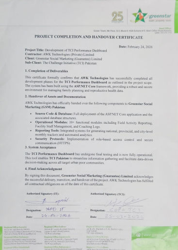 TCI Certification