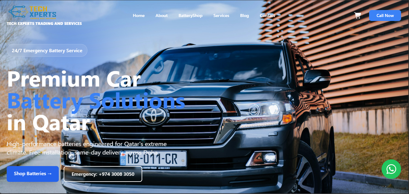 Texperts - Technology Services Website